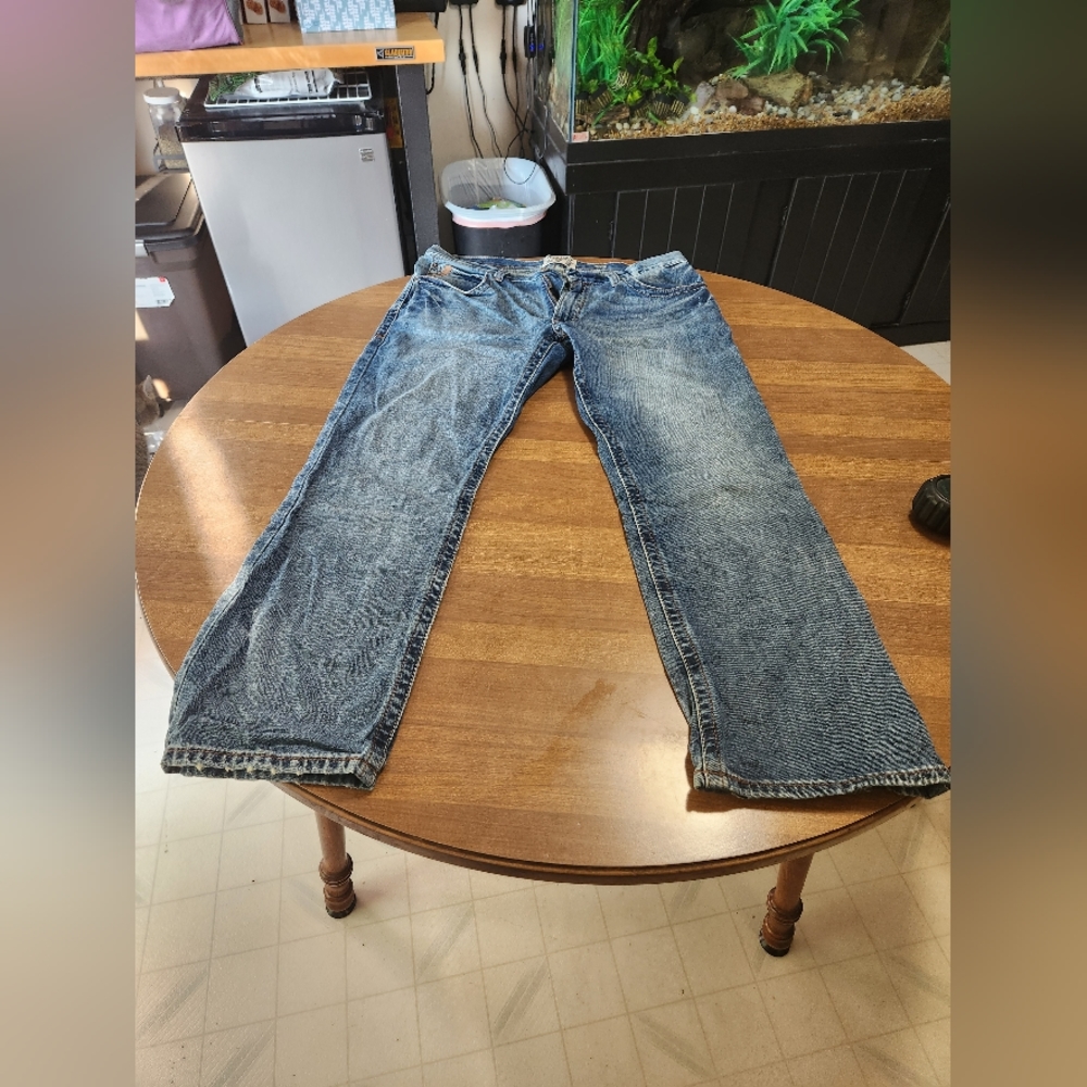 Mens ariat 36x32 relaxed boot cut jeans
